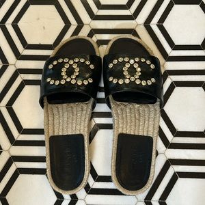 Chanel espadrille sandal